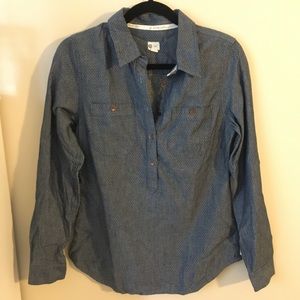 TOMS For Target polka dot denim shirt